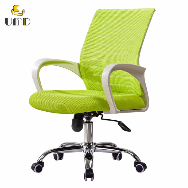 UMD Ergonomic Mid-Back mesh office chair W11 (white frame green) Singapore