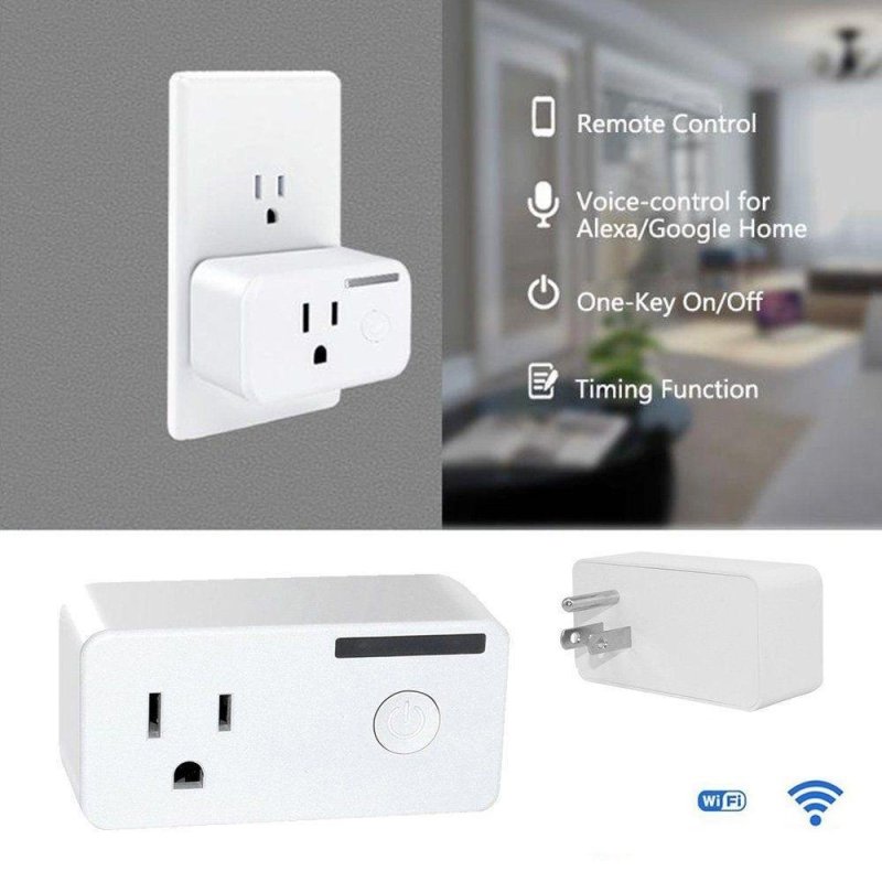 US Smart WiFi Socket Works With Alexa Wireless Control Timer Power Plug - intl