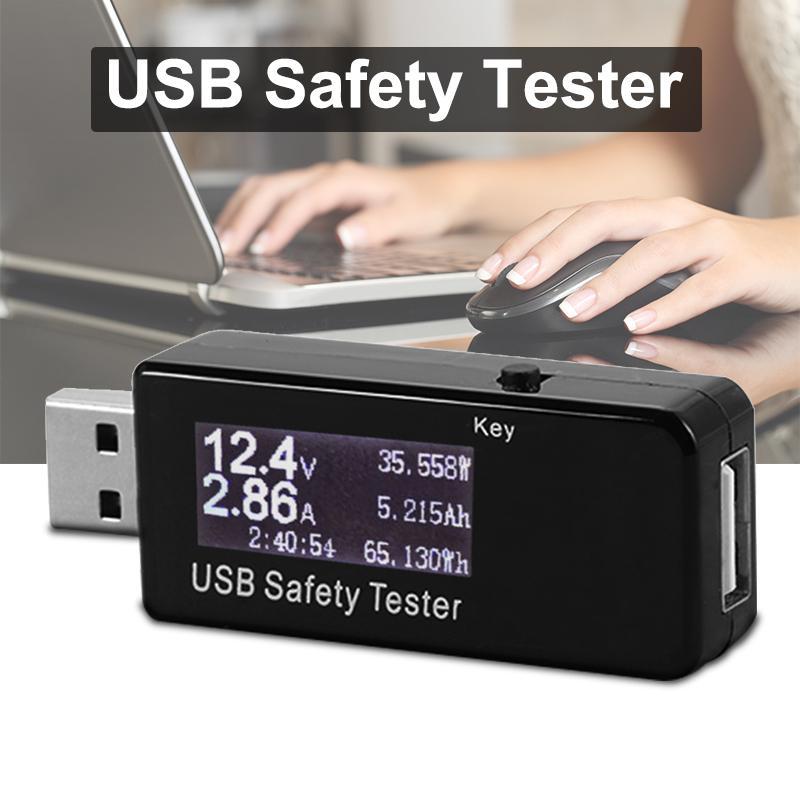 USB Charger Capacity Time Current Voltage Detector Meter Battery
Tester TE520