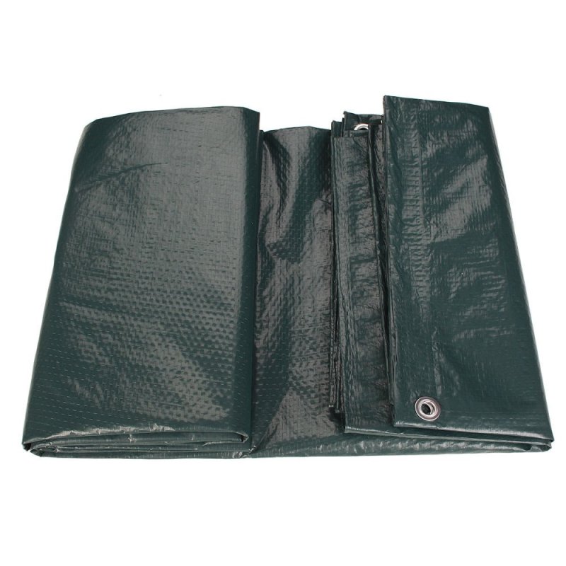 Waterproof Tarpaulin Ground Sheet Camping Cover Lightweight Dark Green 2.4m x 3 m(Export)