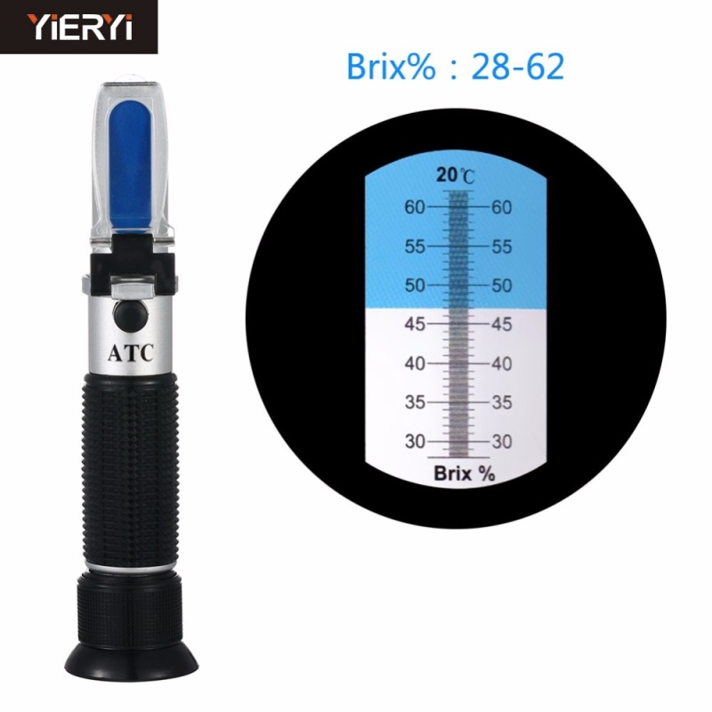 yieryi 2017 Popular Wide-Range 28-62% Brix Sugar Meter
Refractometer High Concentration Of fruit For Cutting Fluid - intl