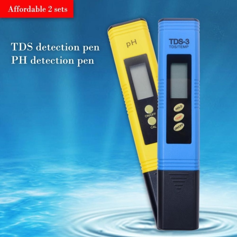 yieryi Digital Pen TDS Meter And pH Meter Test For Water Aquarium Water Acidity Automatic Calibration Tester - intl