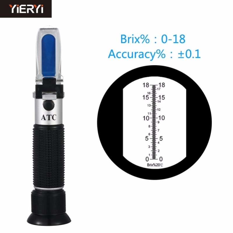 yieryi New Hand Held Brix Refractometer For Brix Sugar Beer 0-18%
Brix Refractometer ATC Refractometer Optical Test Meter Arrive -
intl
