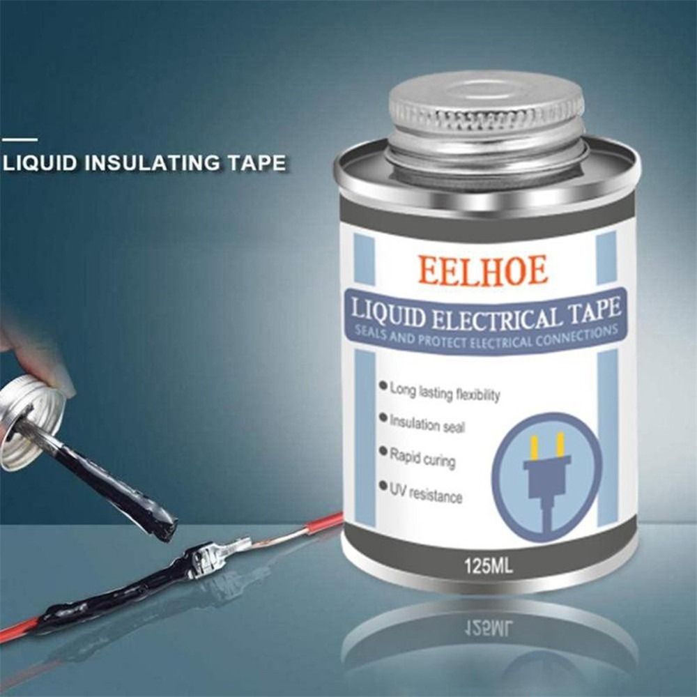 Brmu4 keo dán dây cáp chống tia uv phần cứng nhanh khô 120ml băng keo cách nhiệt chất lỏng chịu nhiệt độ cao chống thấm nước băng keo điện keo chống cháy cao su sửa chữa