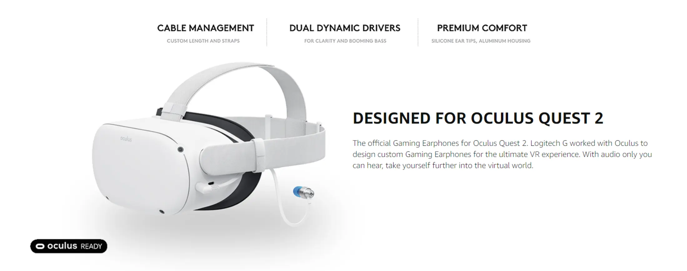 oculus quest 2 logitech headphones
