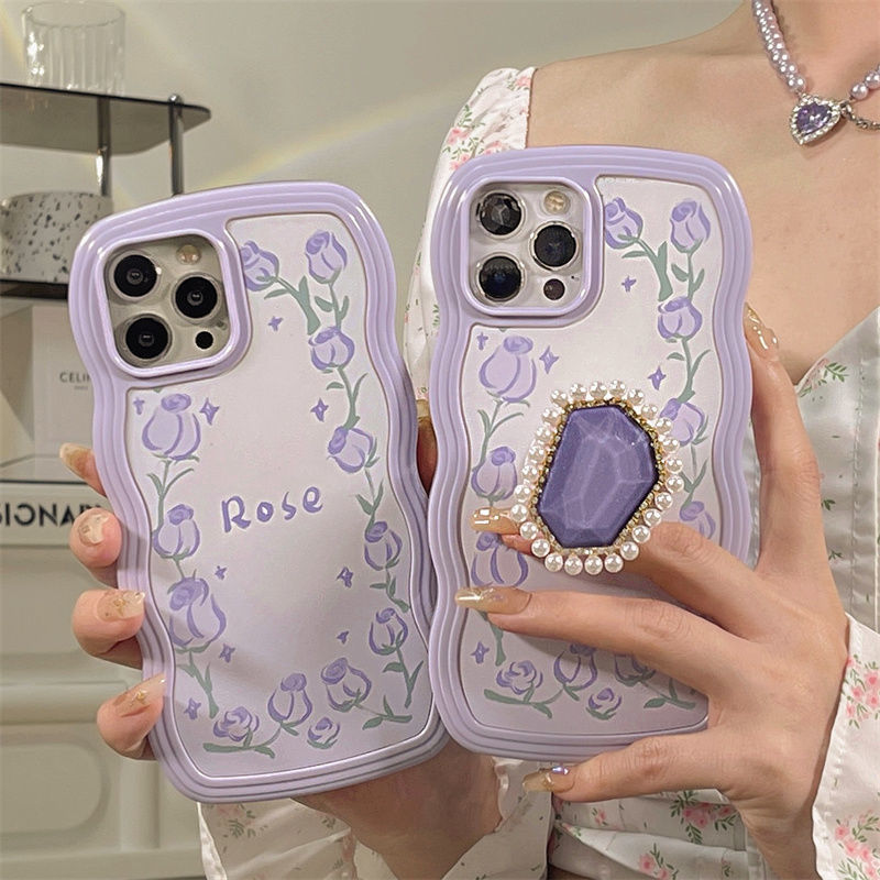 复制_ins紫色花朵珍珠宝石支架iPhone1.jpeg