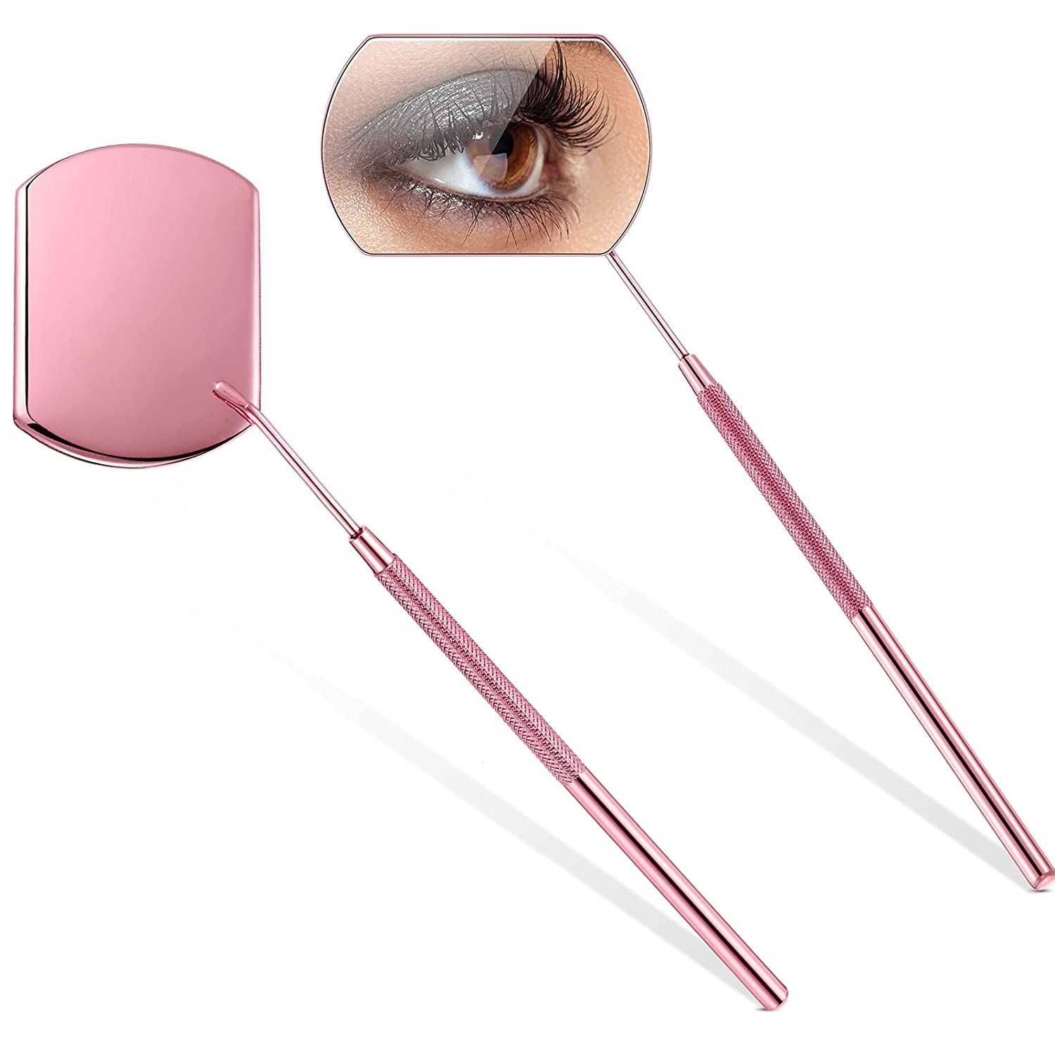 WASTELAND BEAUTY Lash Tools Large Detachable Beautiful Mirror For Eyelash Extension Stainless Steel Eyelash Mirror Lash Mirror