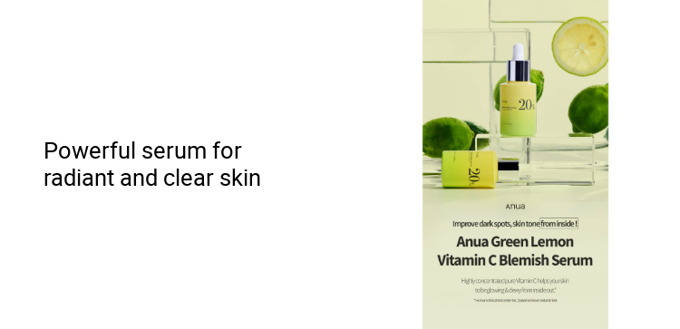 Nuovo siero anti-imperfezioni Anua Green Lemon Vitamina C 20ml_voghion.com