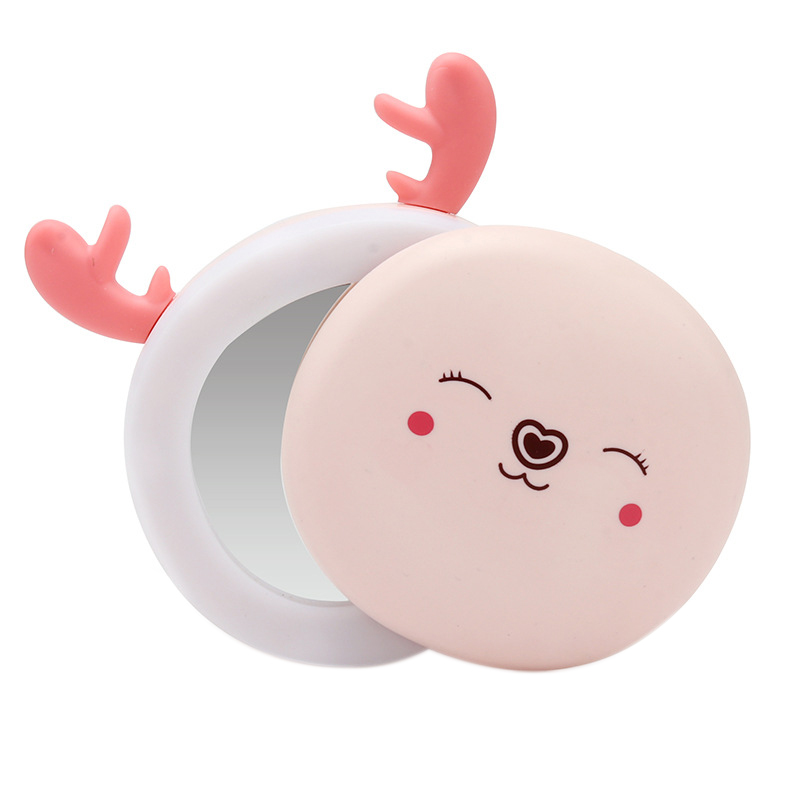 Multifunctional 3 in 1Mini Hand Warmer USB Rechargeable Hand Warmer Electric LED Light Makeup Mirror Warmer