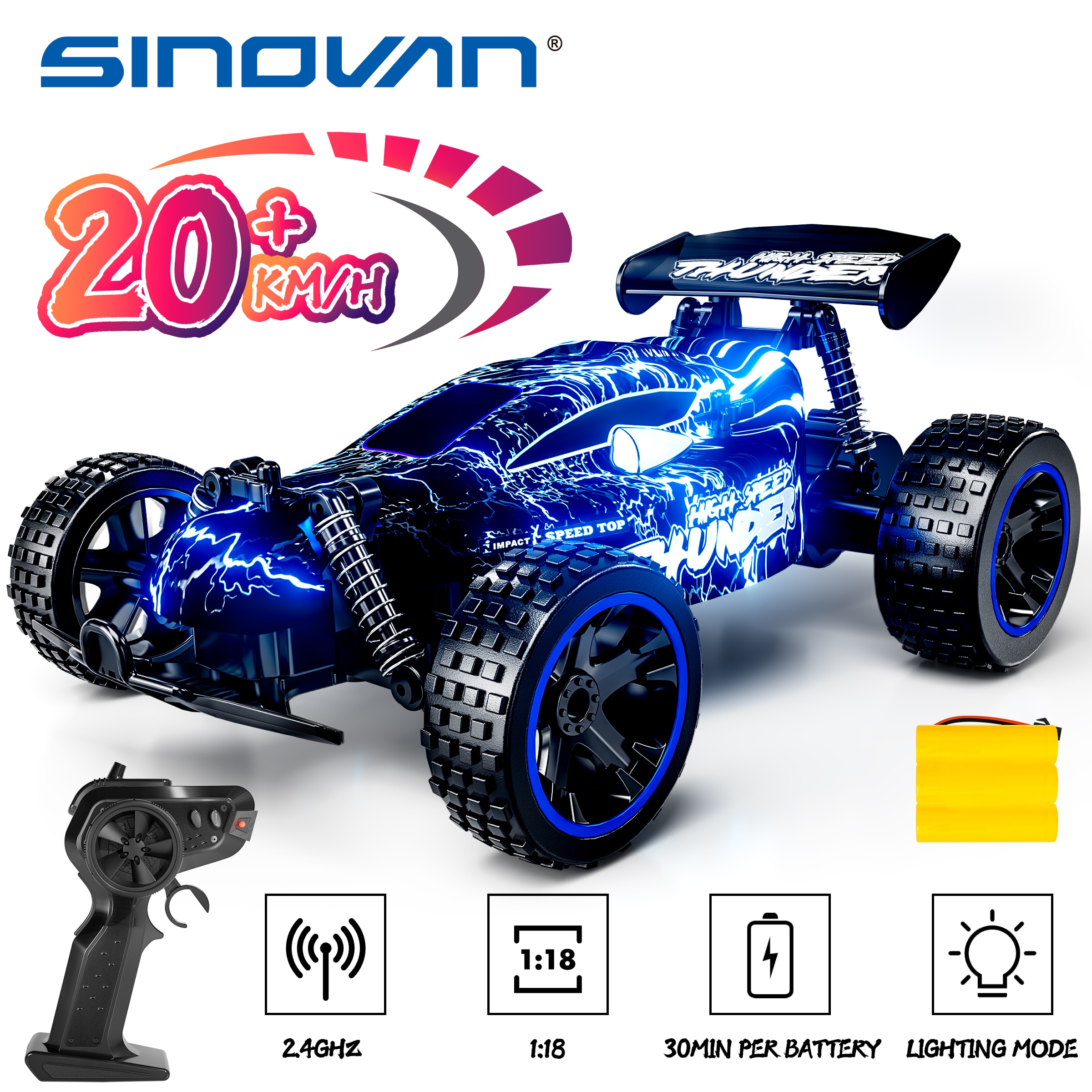 Sinovan Remote Control Cars For Kids