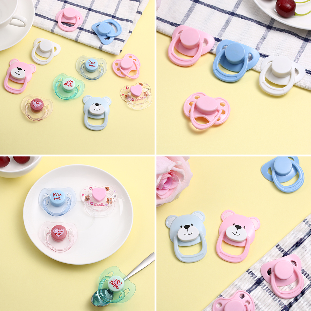 MENGLIANG Lovely Accessories DIY Kids Toy Dummy Nipples New Baby Doll Magnet Pacifier Simulation