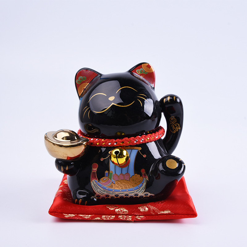 black fortune cat