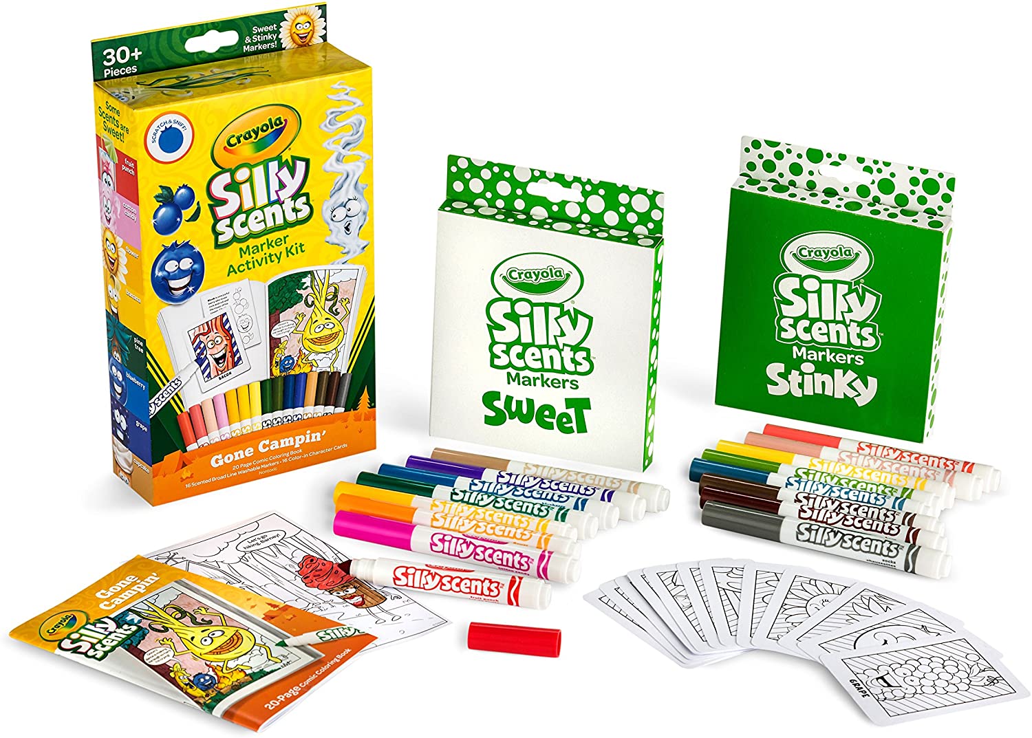 CRAYOLA SILLY SCENTS MARKER ACTIVITY KIT GONE CAMPING 40114