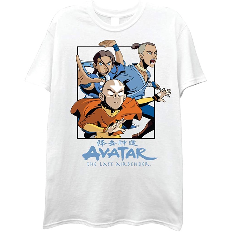 Amazoncom Avatar The Last Airbender All Characters TShirt  Clothing  Shoes  Jewelry