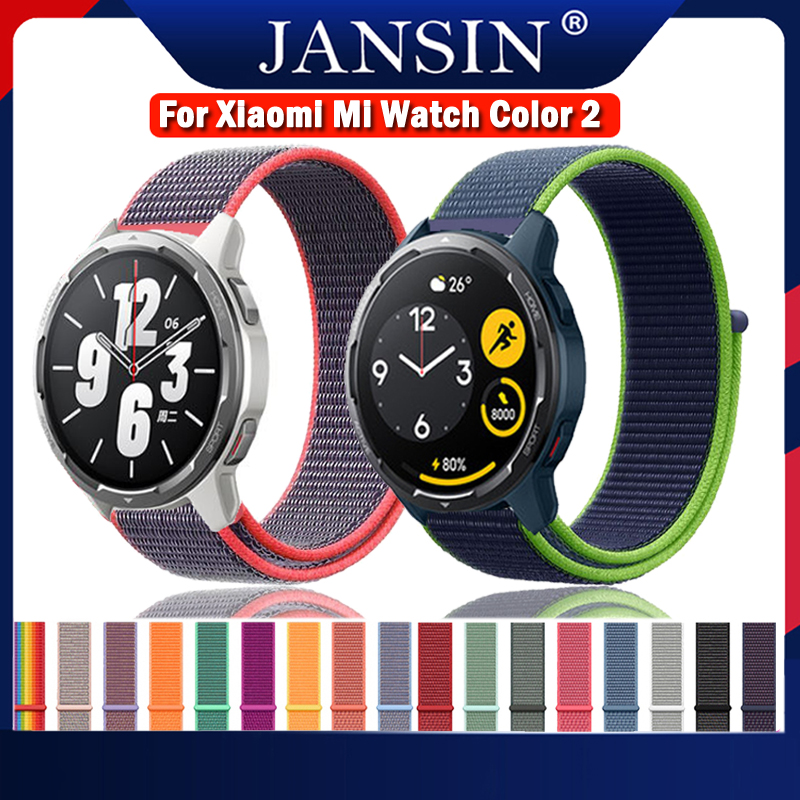 Dây đeo nylon cho Xiaomi Mi Watch Color 2 Sport Loop Bracelet cho Xiaomi Mi Watch Color 2 dây đeo Ph