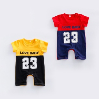Baby Clothes Summer Sports Romper 23 No. Male Baby Siamese Clothes 0-3-6-9-12 A Month European And American Romper Tide May 2018 - 2 Baby Clothes summer sports romper 23 No. Male baby Siamese clothes 0-3-6-9-12 a month European and American romper tide - 2