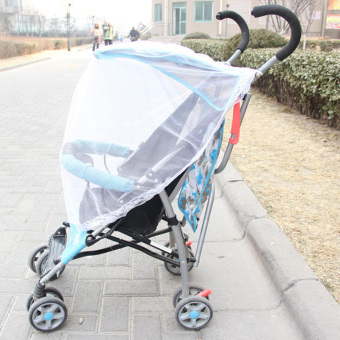 Baby Mosquito Net For Strollers, Carriers, Car Seats, Cradles White April 2018 - 4 Baby Mosquito Net for Strollers, Carriers, Car Seats, Cradles White - 4