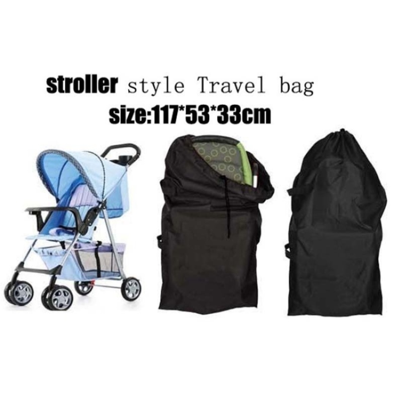 Baby stroller Covers baby stroller Travel bag Baby pram protection
bag stroller accessories - B-(size:117 * 53 * 33cm) - intl Singapore