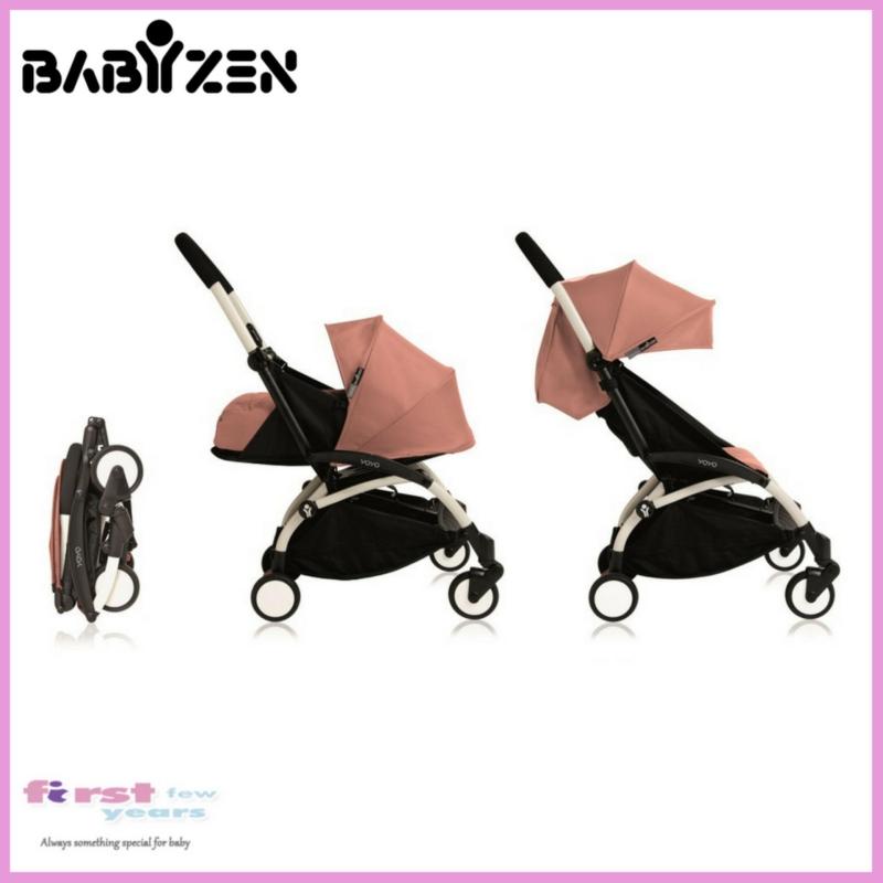 Babyzen Yoyo+ 0+ and 6+ Stroller (White Frame/Ginger) Singapore
