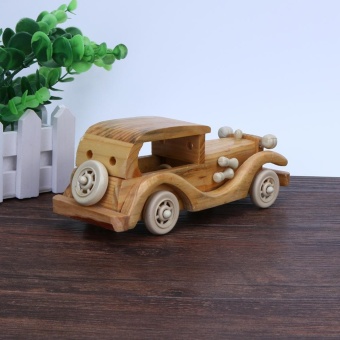 Creative Retro Wooden Classic Car Model Children Toys Crafts Decoration - Intl April 2018 - 4 Creative Retro Wooden Classic Car Model Children Toys Crafts Decoration - intl - 4
