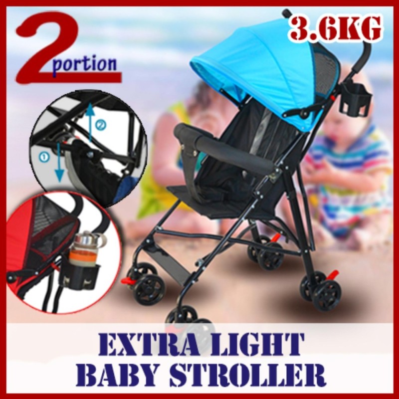 Lightweight Baby Stroller - Basic - Red Singapore