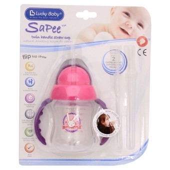 Lucky Baby(R) 521106 Sapee(TM) Twin Handle Straw Cup - 5oz/140ml June 2018 - 3 Lucky Baby(R) 521106 Sapee(TM) Twin Handle Straw Cup - 5oz/140ml - 3