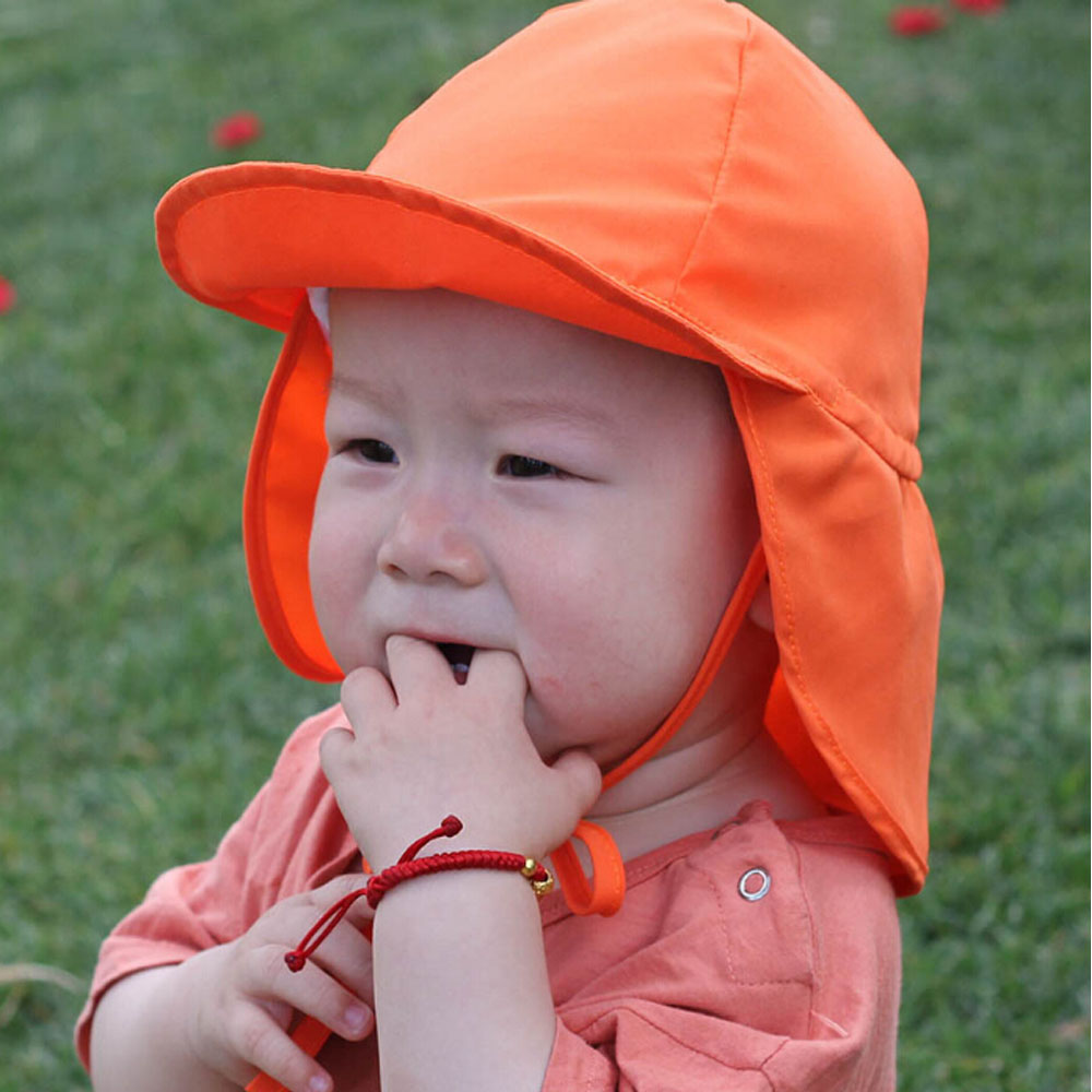 VGMJ เด็ก Unisex ทารกชายหาดหมวกกันสียูวีหมวกถังซัมเมอร์หมวกหมวกกันแสงแดด