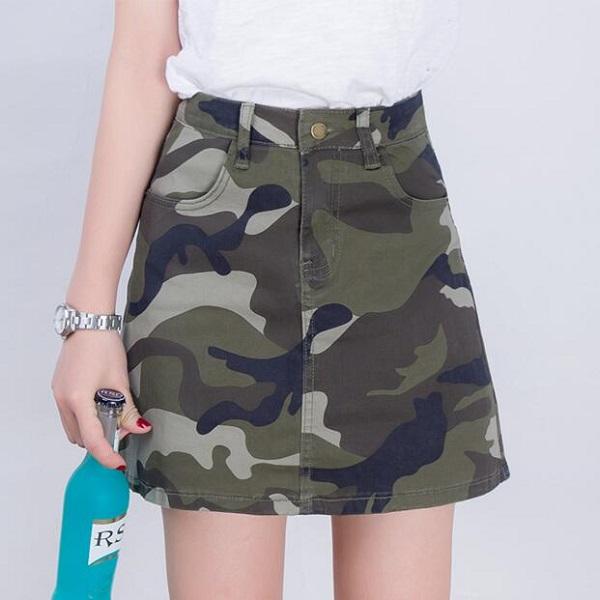 2020 ฤดูร้�   ��นใหม่ป้องกันการปนเปื้อนเอวสูงกระโปรงยีนส์สลิมแลดูผอมกระโปรงคำเอลวงตากระโปรงเสื้อซับในกระโปรงกางเกงกลาง