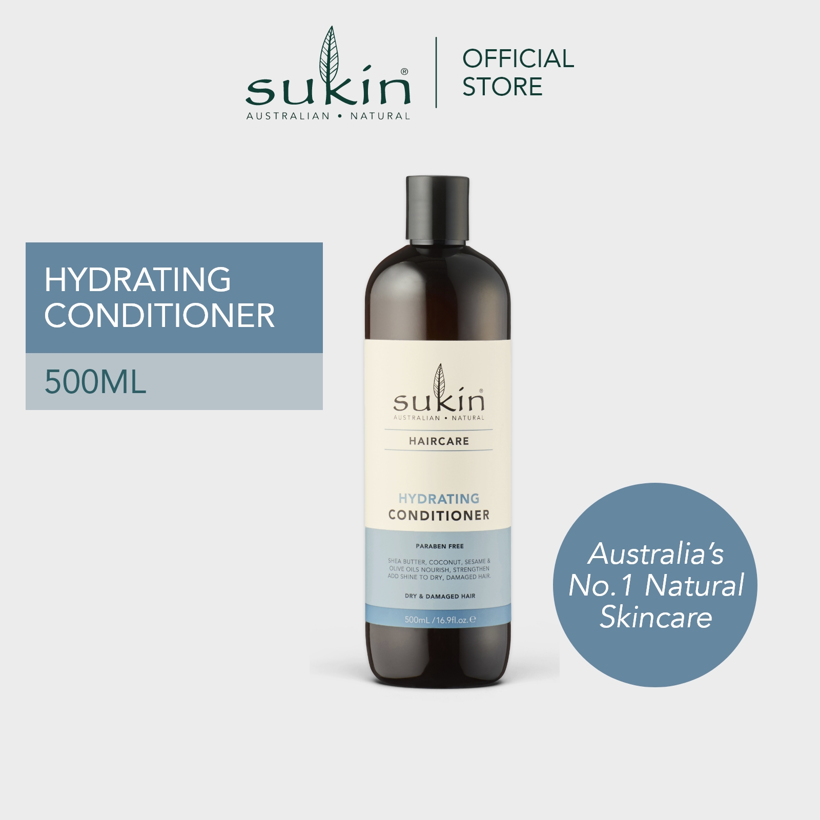 Gambar Sukin Hydrating Conditioner l Hair Care (500ml)