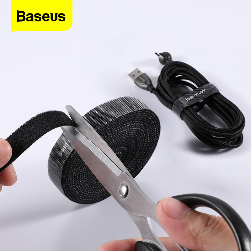 Dây quấn dây cáp gọn gàng Bộ tổ chức cáp Baseus Dây Winder Quản lý cáp USB Bộ bảo vệ bộ sạc cho chuộ