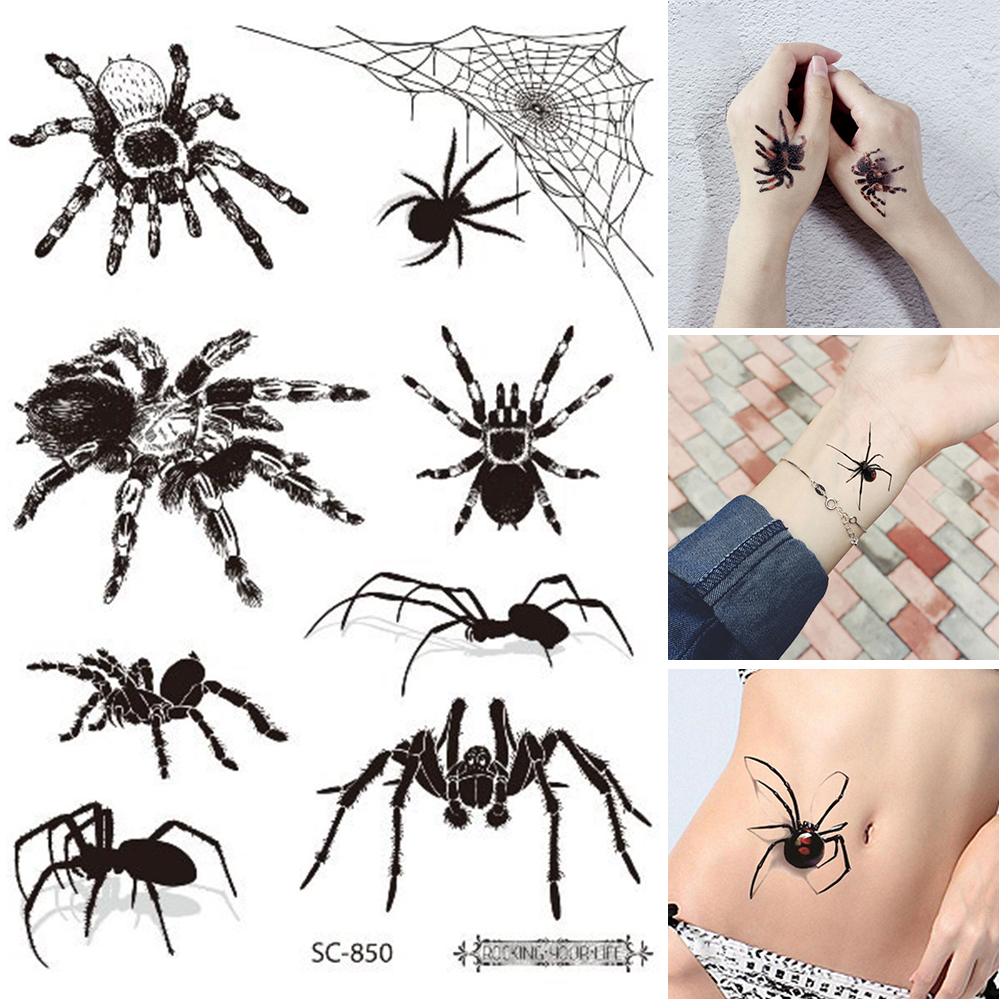 Tổng hợp 50 mẫu Hình xăm nhện 3d độc đáo và thu hút nhất
