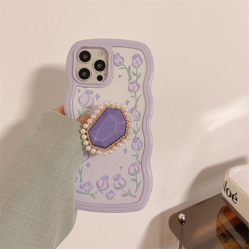 复制_ins紫色花朵珍珠宝石支架iPhone1.jpg