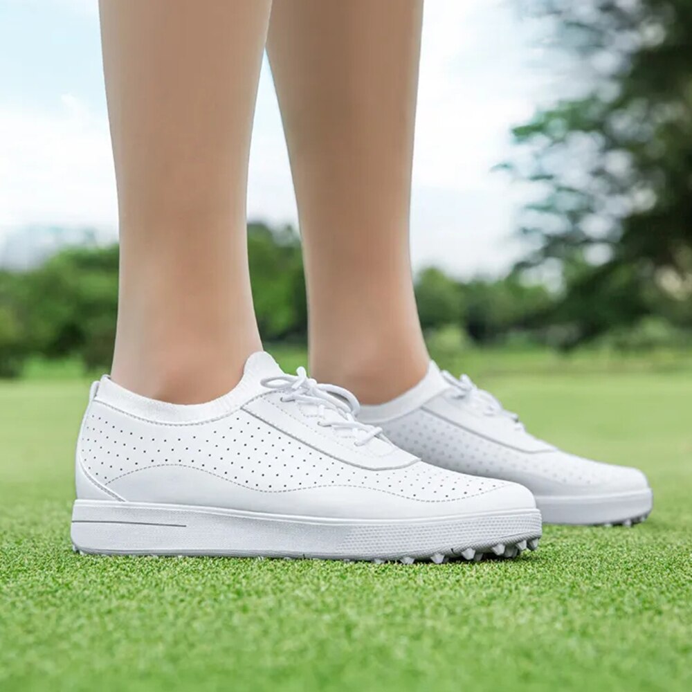 Giày golf nữ PGM không thấm nước chống trượt Phụ nữ nhẹ mềm thoáng khí Giày thể thao nữ Casual XZ205