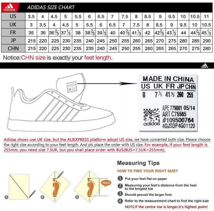 adidas size conversion male to female