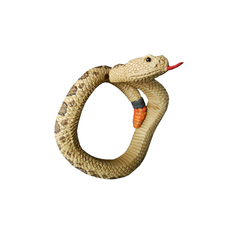 Babyup【Amazing Toys】Tricky Spoof จำลองงูของเล่นงูไพทอนสร้อยข้อมือจำลองสัตว์