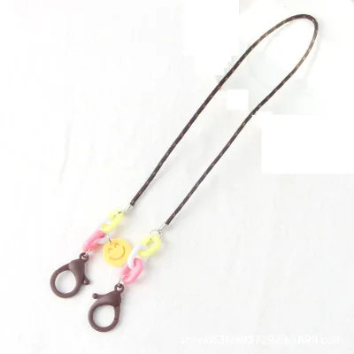 CUTIE BABIES Cute Smiley Shape Protect Ears Adjustable Glasses Chain Anti-lost Chain Glasses Rope Glasses Neck Lanyards (13)