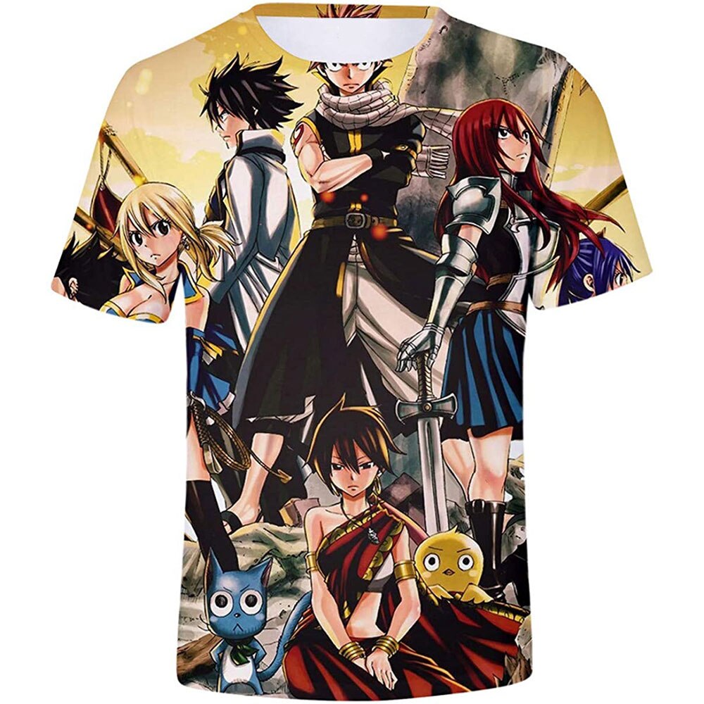 Shop Fairy Tail Anime Tshirt online 