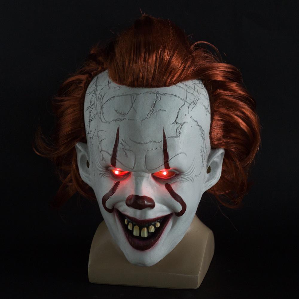 Star Mall ตัวตลกฮาโลวีนกลับ Spirit 2 Pennywise หน้ากาก Latex Dress UP Props