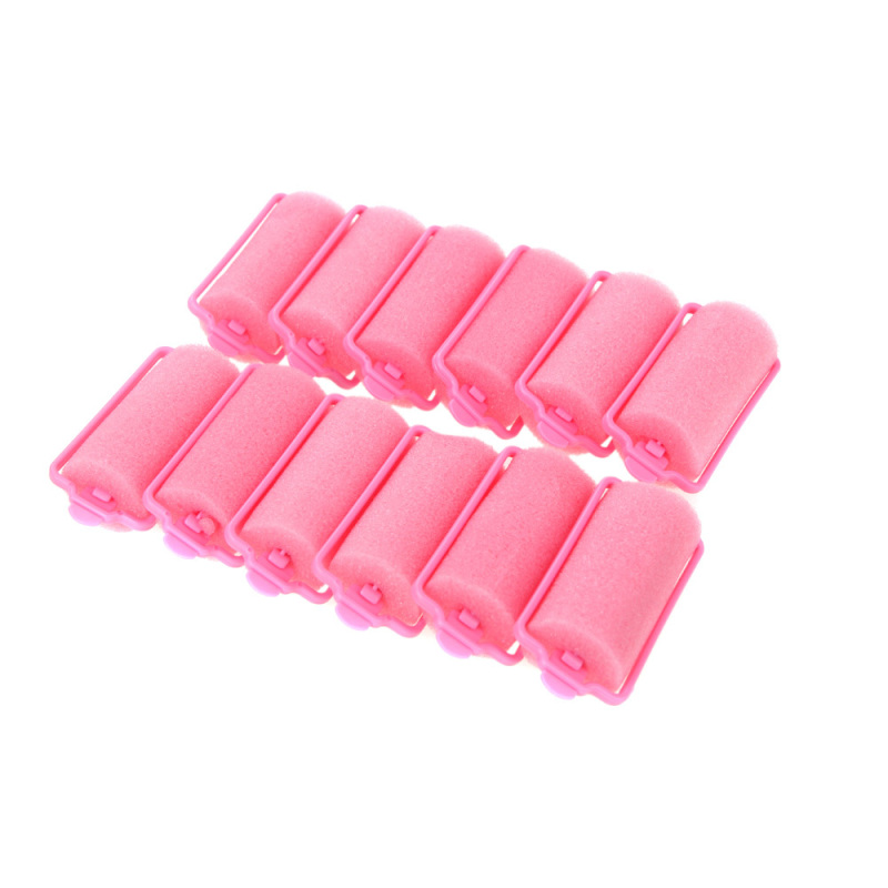 Buy 12pcs Magic Sponge Foam Cushion Hair Styling Rollers Curlers Twist Tool Salon Pink - Intl Singapore