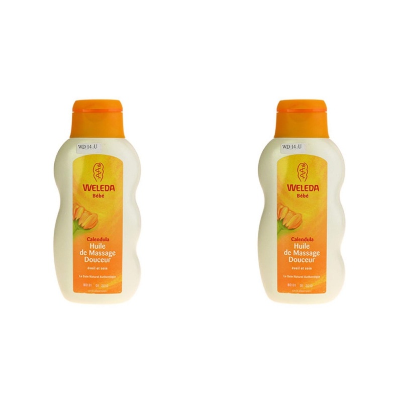 Buy 2 PCS Weleda Baby Calendula Oil 200ml Bath & Body Massage Oil NEW #2389 - intl Singapore
