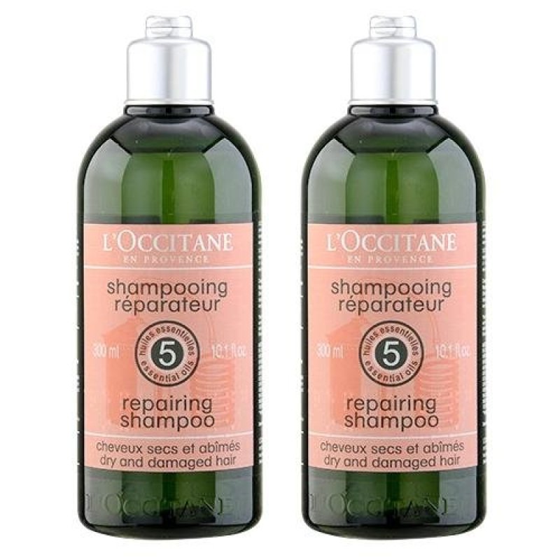 Buy 2 x L'Occitane Repairing Shampoo (Dry and Damaged Hair) 10.1oz, 300ml - intl Singapore