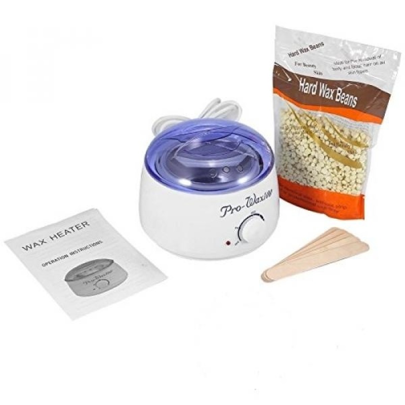 Buy 500ml Adjustable Temperature Wax Heater + Hard Wax Beans Hair Removal Tool Kits Used for Facial Armpits Hands Legs Bikini Line Depilatory (Cream) - intl Singapore