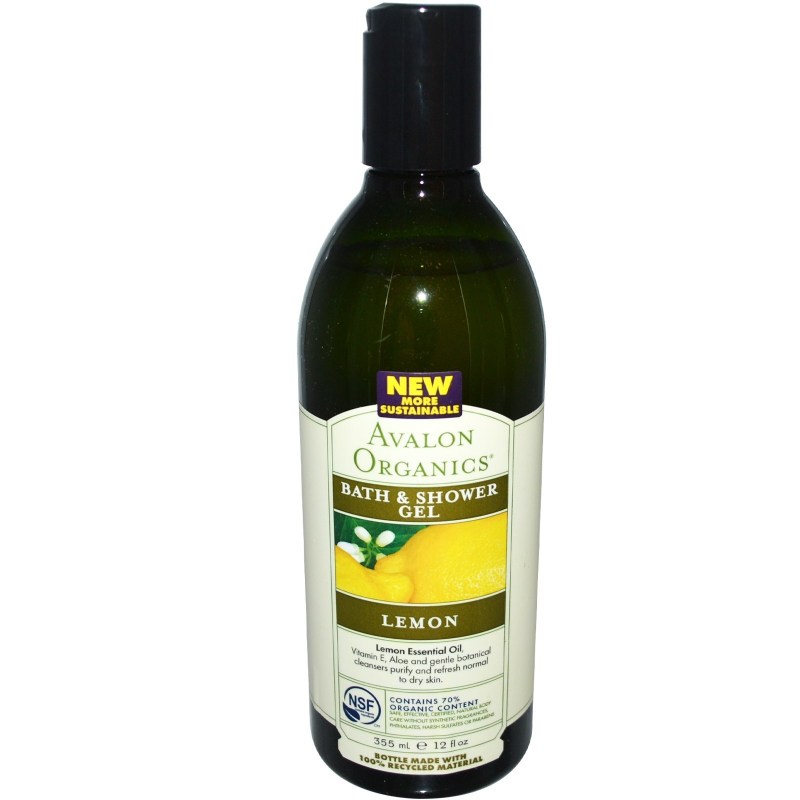 Buy Avalon Organics Lemon Bath and Shower Gel 355ml Singapore