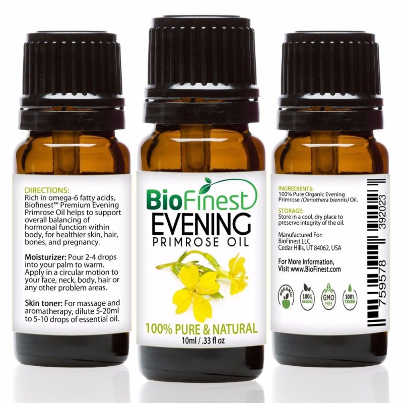 Buy Biofinest Evening Primrose Organic Oil (100% Pure Organic Carrier
Oil) 10ml Singapore