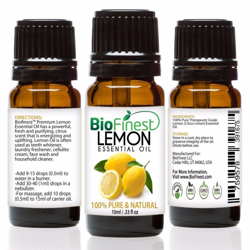 Buy Biofinest Lemon Essential Oil (100% Pure Therapeutic Grade) 10ml Singapore