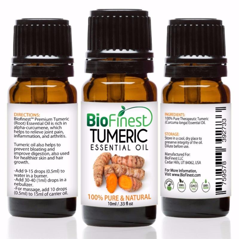 Buy Biofinest Turmeric Essential Oil (100% Pure Therapeutic Grade) 10ml Singapore
