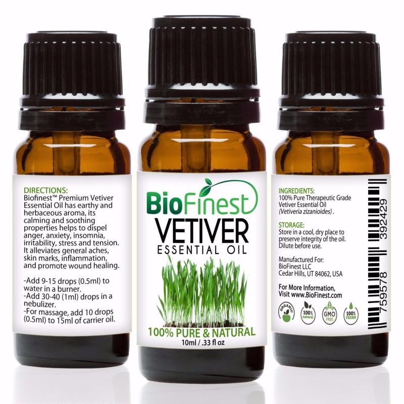 Buy Biofinest Vetiver Essential Oil (100% Pure Therapeutic Grade) 10ml Singapore