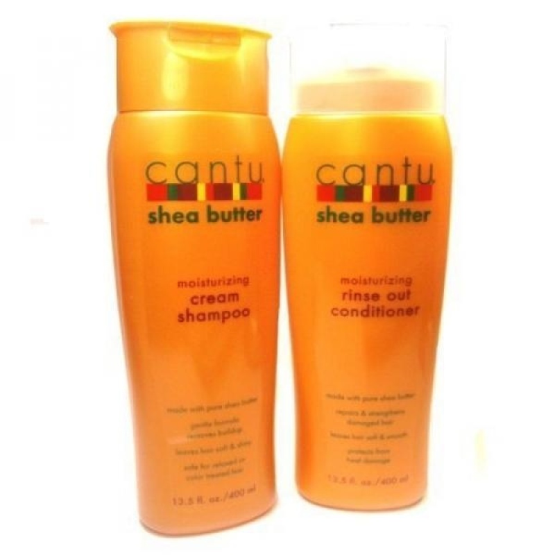 Buy Cantu Moisturizing Cream Shampoo 13.5 oz & Moisturizing Rinse Out Conditioner 13.5 oz - intl Singapore
