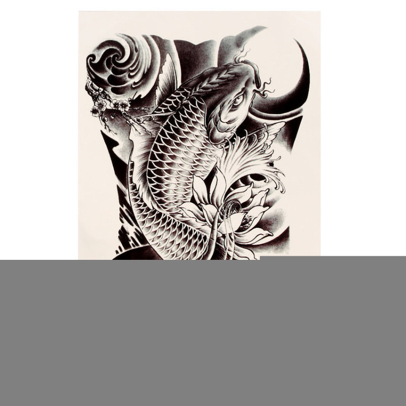 Buy Carp Graphic Temporary Tattoo Body Arm Leg Art Stickers Singapore