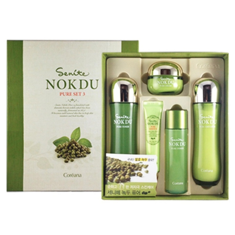 Buy COREANA Senite Nokdu Pure Toner 150ml + Senite Nokdu Pure Toner 100ml + Senite Nokdu Pure Emulsion 150ml + Senite Nokdu Pure Essence 30ml + Senite Nokdu Pure Cream 50ml / Coreana Senite Nokdu AMAZING SET ♡ - intl Singapore